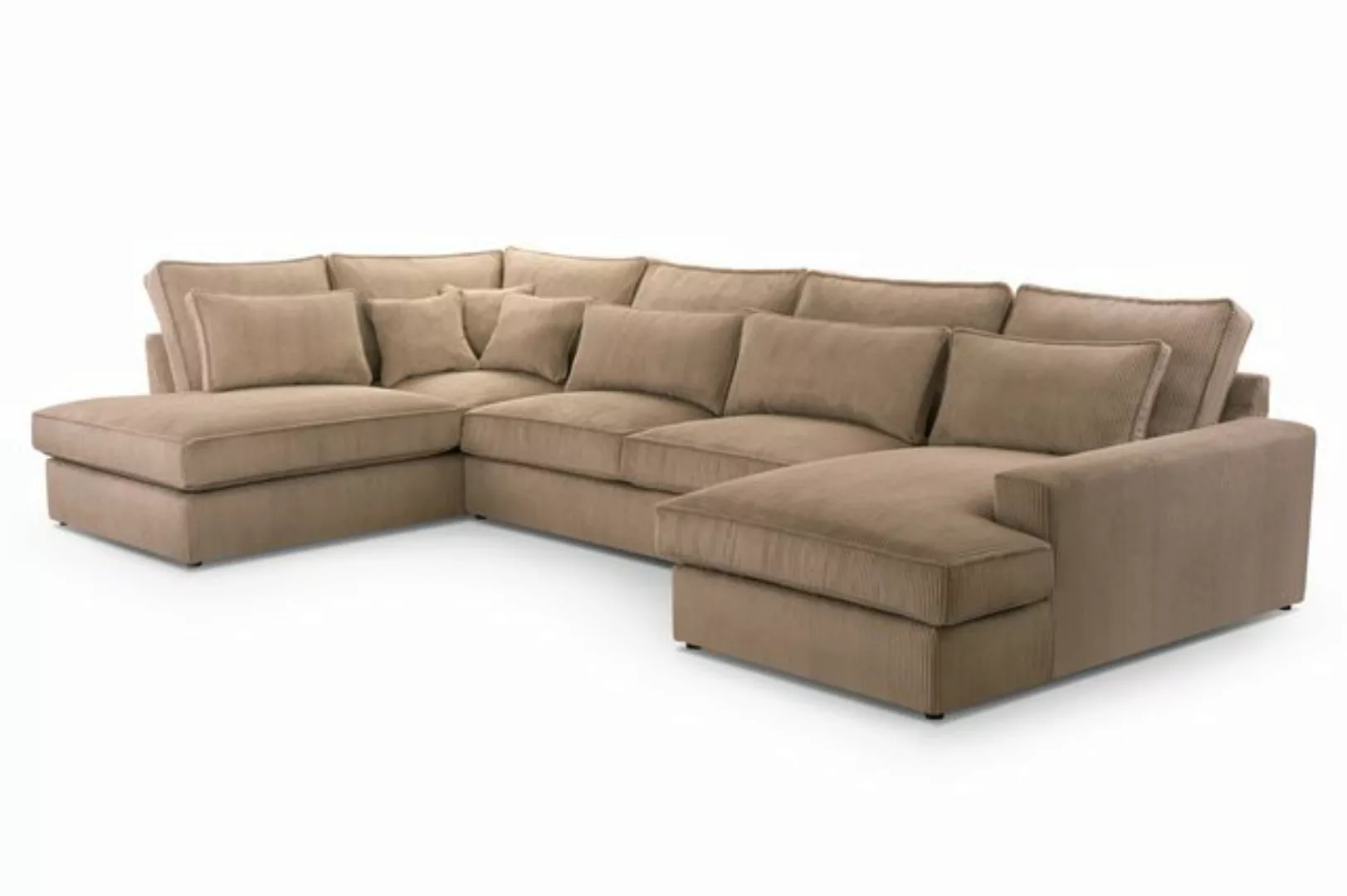 AN-MOEBEL4U Ecksofa Eckcouch MATTEO U 398x176/225x93, Polyurethanschaum T35 günstig online kaufen