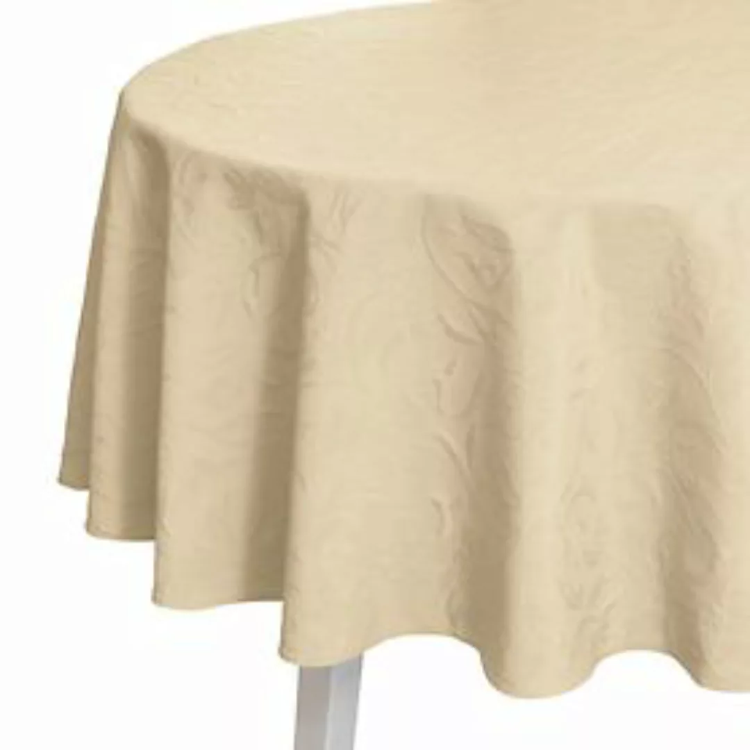 Tischdecke 'Cordoba' sand D 170 günstig online kaufen