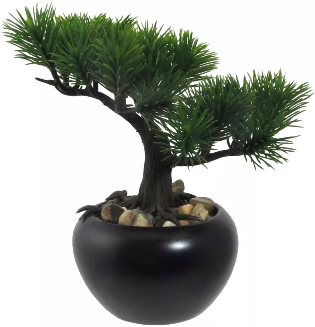 Creativ green Kunstbonsai "Bonsai Kiefer", mit Kies günstig online kaufen