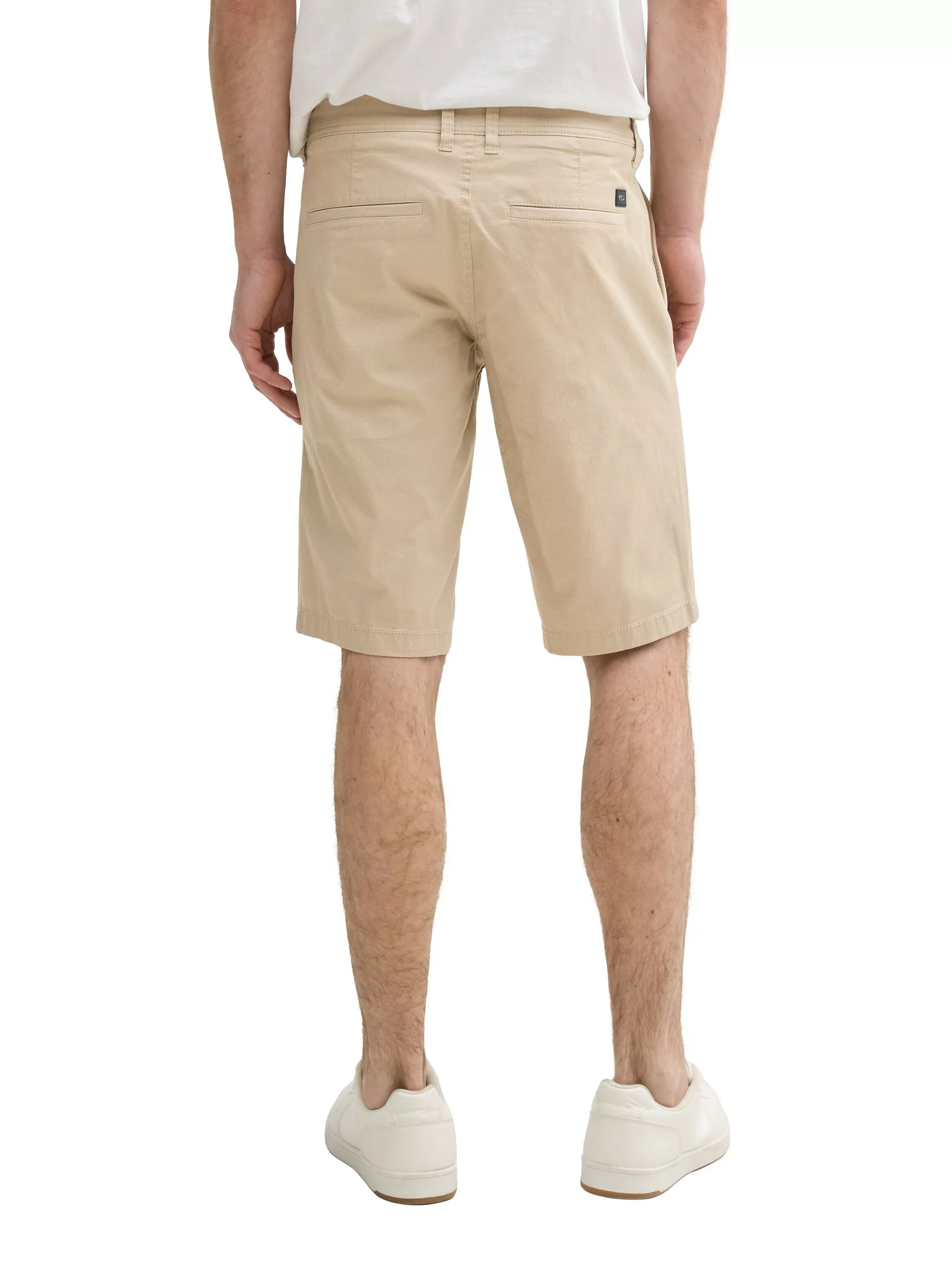 Tom Tailor Herren Short SLIM PRINTED CHINO SHORTS - Mid Waist Slim Fit günstig online kaufen