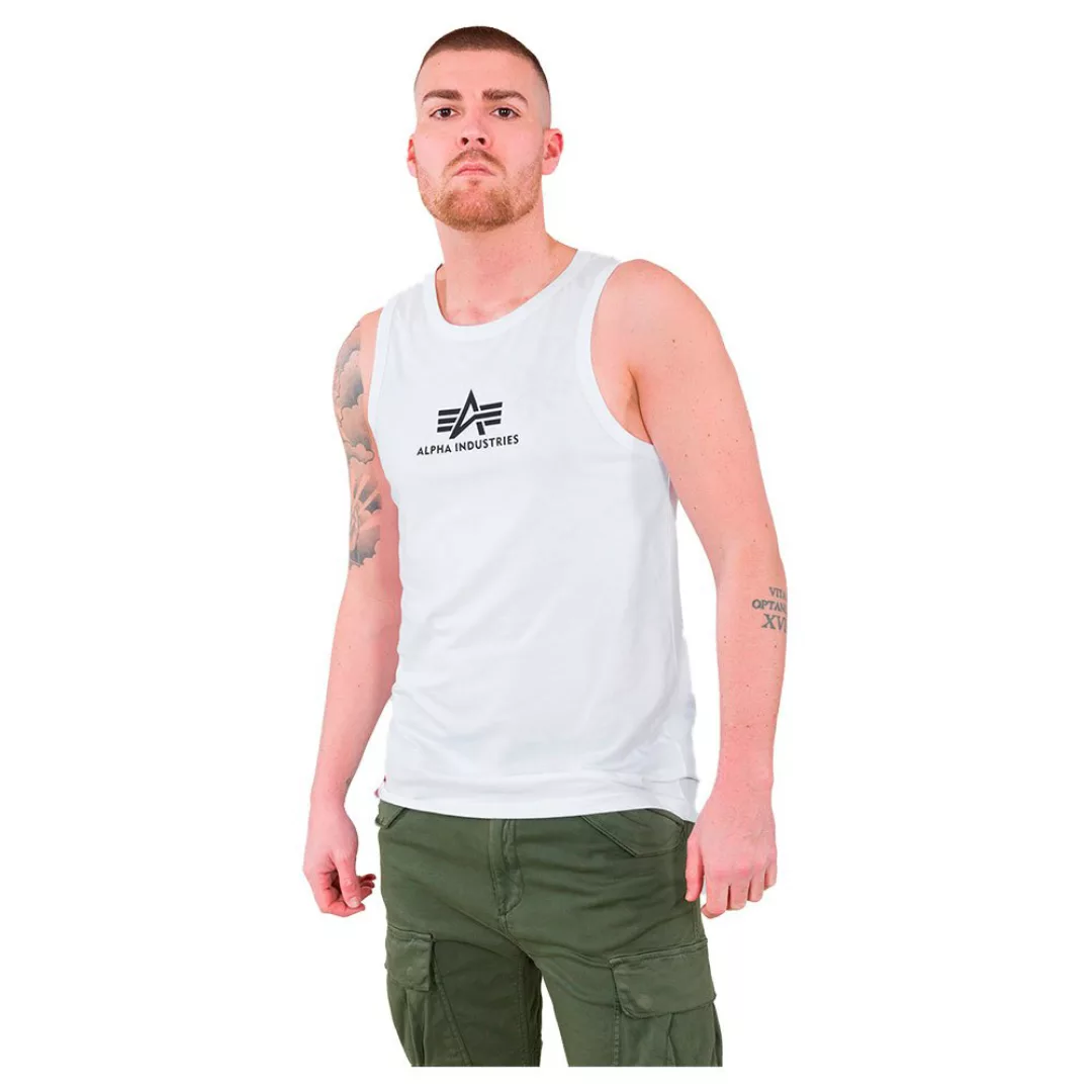 Alpha Industries Basic Ärmelloses T-shirt XS White günstig online kaufen