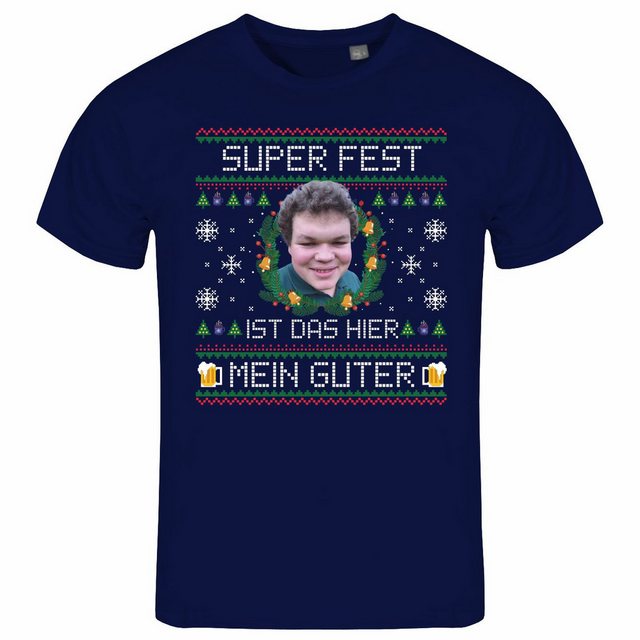 deinshirt Print-Shirt Herren T-Shirt SUPER FEST ist das hier Mein Guter Fun günstig online kaufen