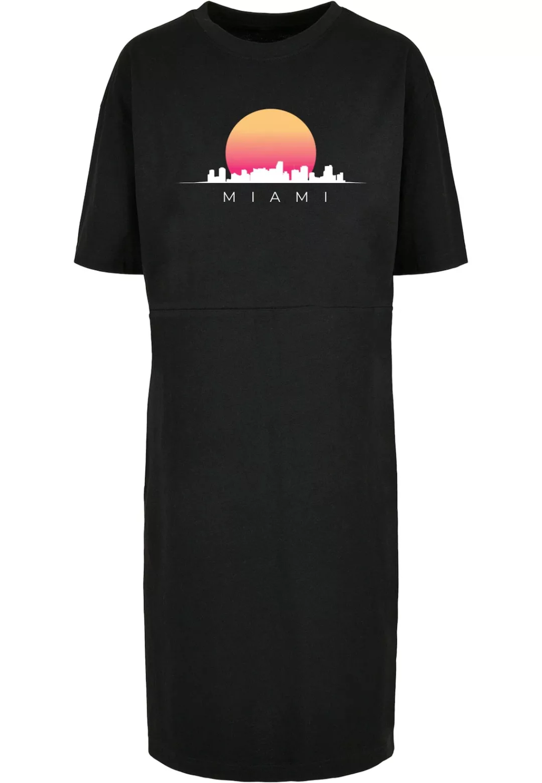 Merchcode Shirtkleid "Merchcode Damen Ladies Miami X Organic Oversized Slit günstig online kaufen