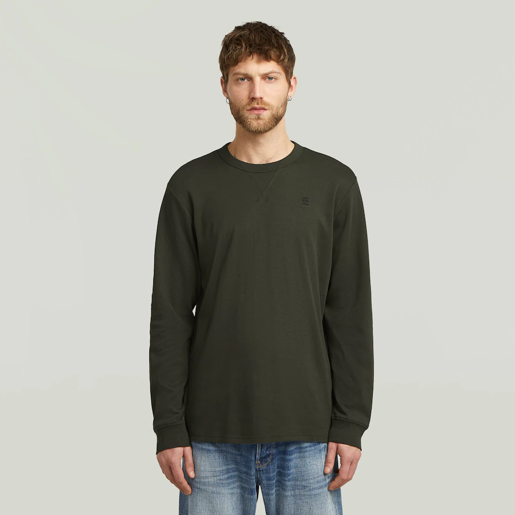 G-STAR Longsleeve "Nifous R", mit geripptem Einsatz vorne günstig online kaufen