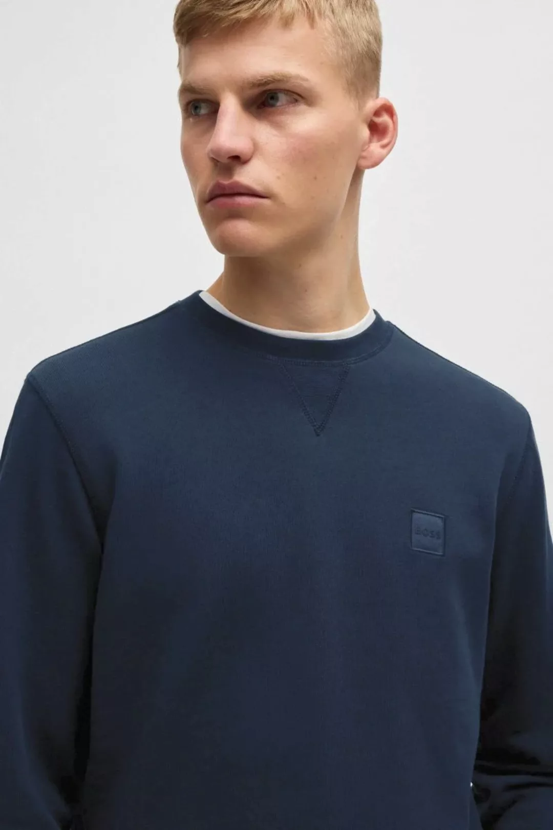 BOSS Sweater Westart Navy - Größe 3XL günstig online kaufen