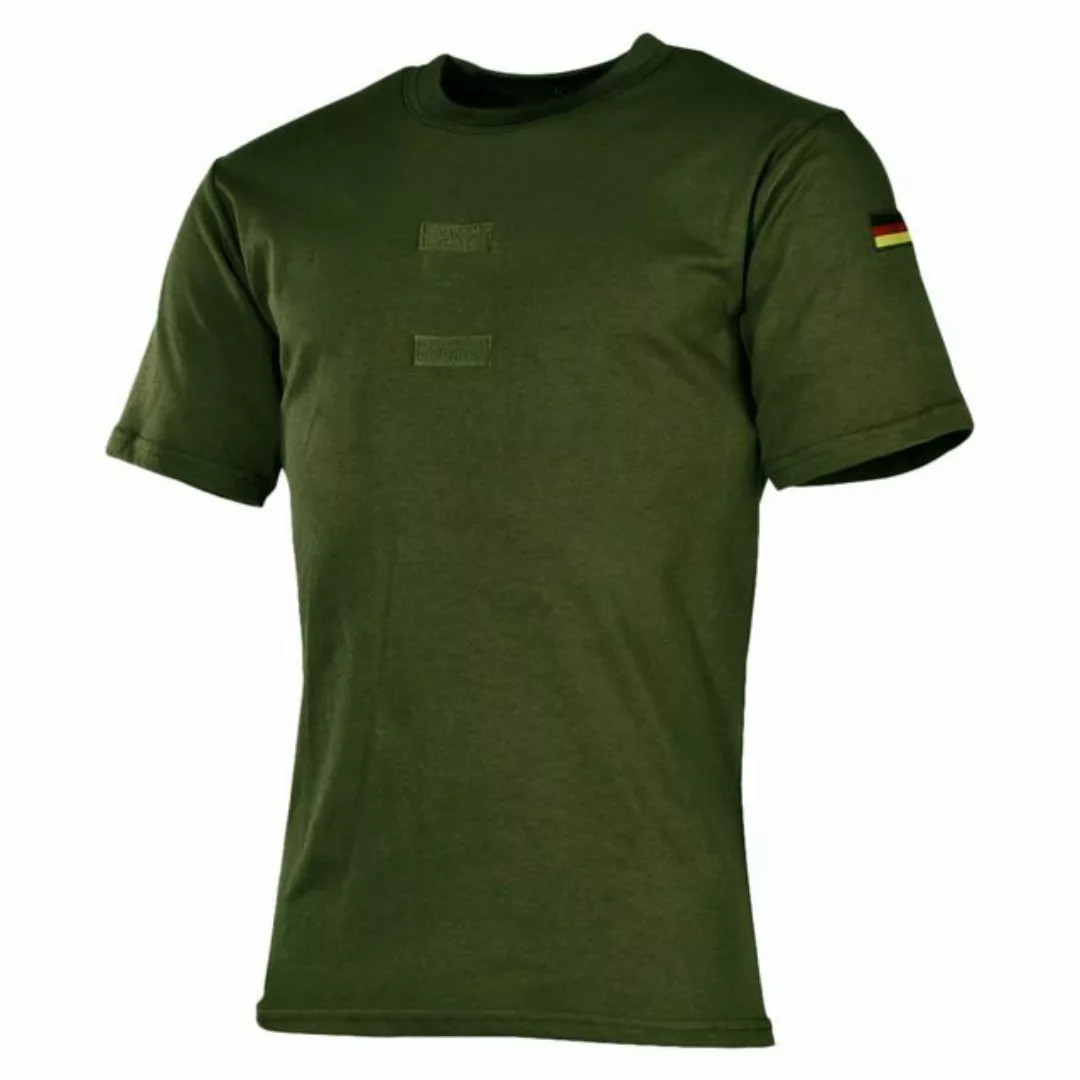MFH T-Shirt Bundeswehr T-Shirt Tropen mit Flaggen & Klett günstig online kaufen