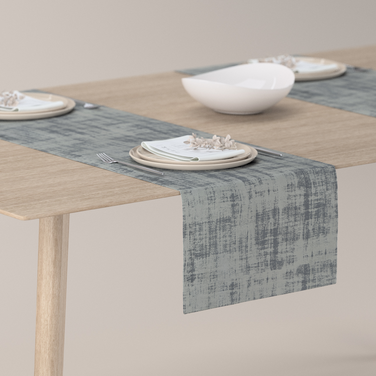 Tischläufer, grau, 40 x 130 cm, Velvet (704-32) günstig online kaufen
