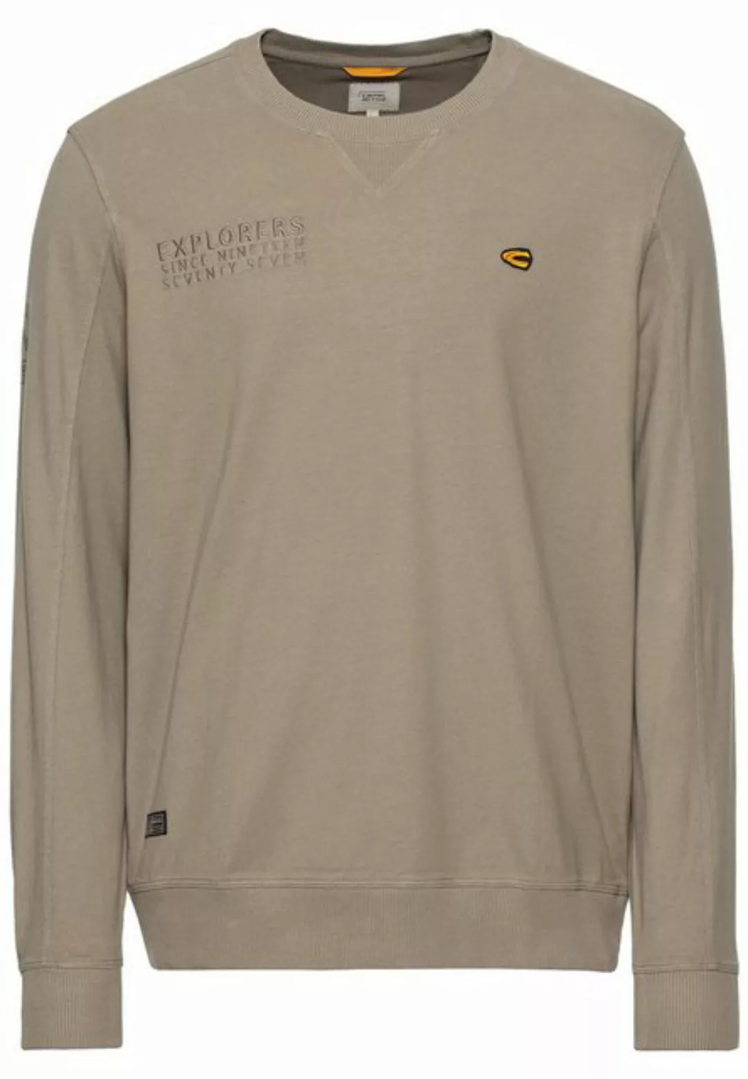 camel active Sweatshirt mit Logo-Bade und Stickereien günstig online kaufen