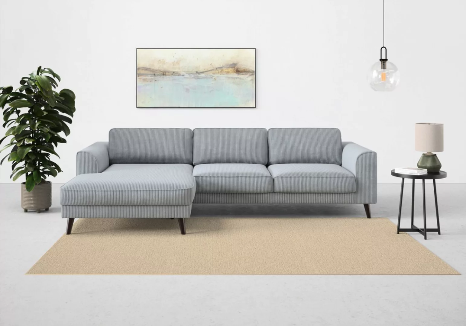 TRENDMANUFAKTUR Ecksofa Lumber Jack, elegantes Designsofa, zeitlos modern, günstig online kaufen