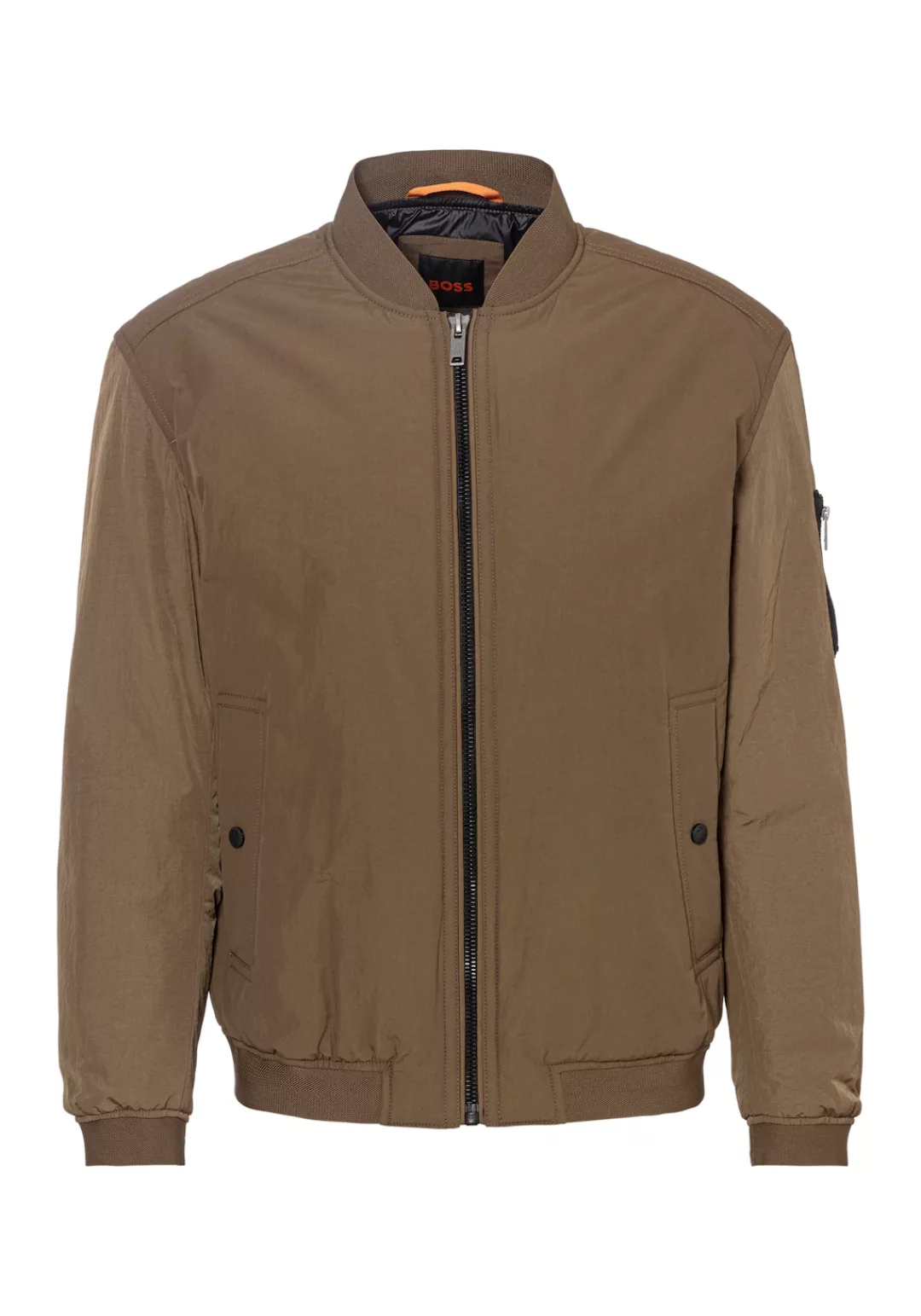 BOSS ORANGE Outdoorjacke Obright mit Reißverschlusstasche am Ärmel günstig online kaufen