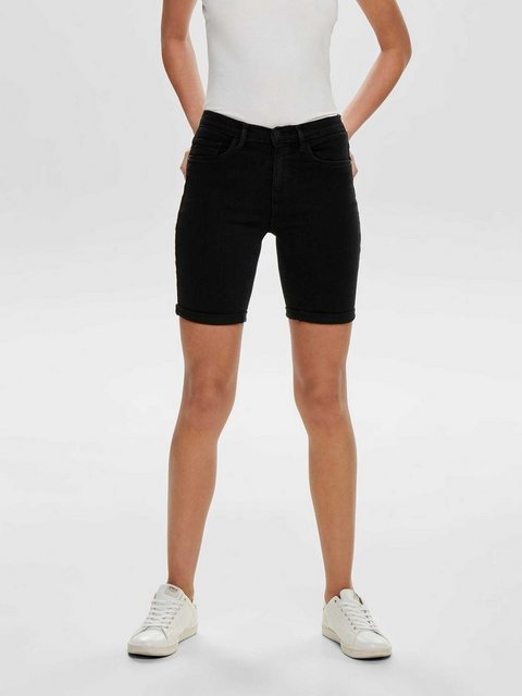 Only Damen Jeans Short ONLRAIN MID LONG SHORTS günstig online kaufen