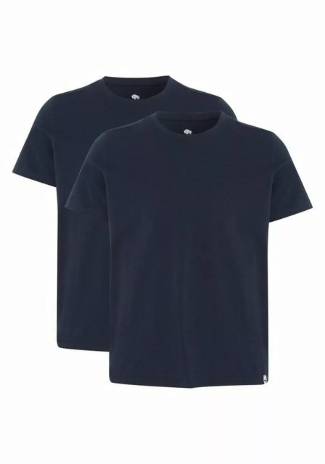 COLORADO DENIM T-Shirt Doppelpack mit Rundhalsausschnitt (2er-Pack, 2-tlg) günstig online kaufen