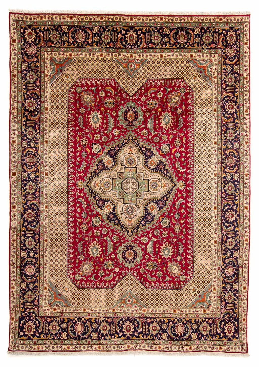 morgenland Orientteppich »Perser - Täbriz - 400 x 305 cm - rot«, rechteckig günstig online kaufen