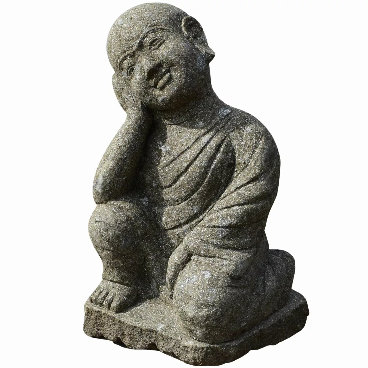 Naturstein Skulptur Shaolin Mönch Junagadh günstig online kaufen