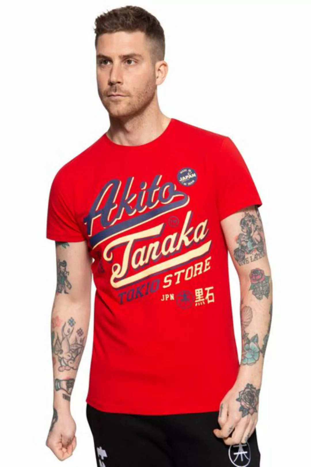 Akito Tanaka T-Shirt Tokio Beach (1-tlg) mit Retro Print günstig online kaufen