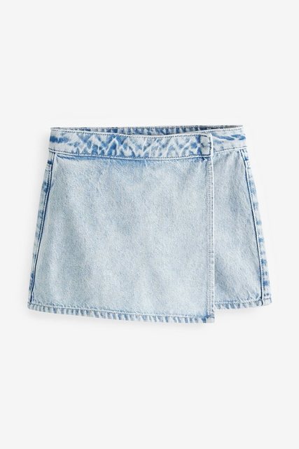 Next Hosenrock Asymmetrisch geschnittener Denim-Wickel-Skort (1-tlg) günstig online kaufen