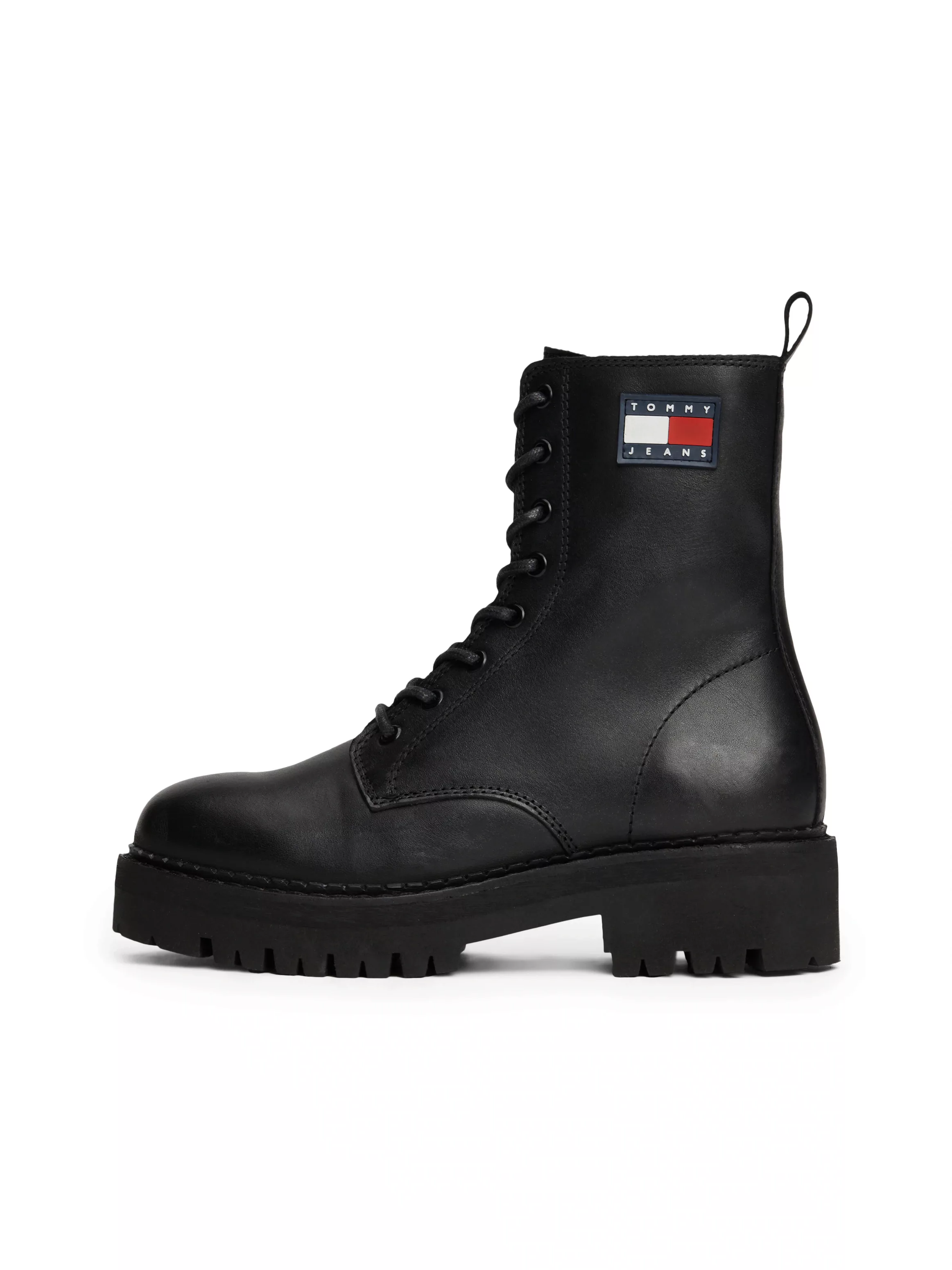 Tommy Jeans Schnürboots "TJW URBAN LACE UP BOOT", Blockabsatz, Schnürstiefe günstig online kaufen