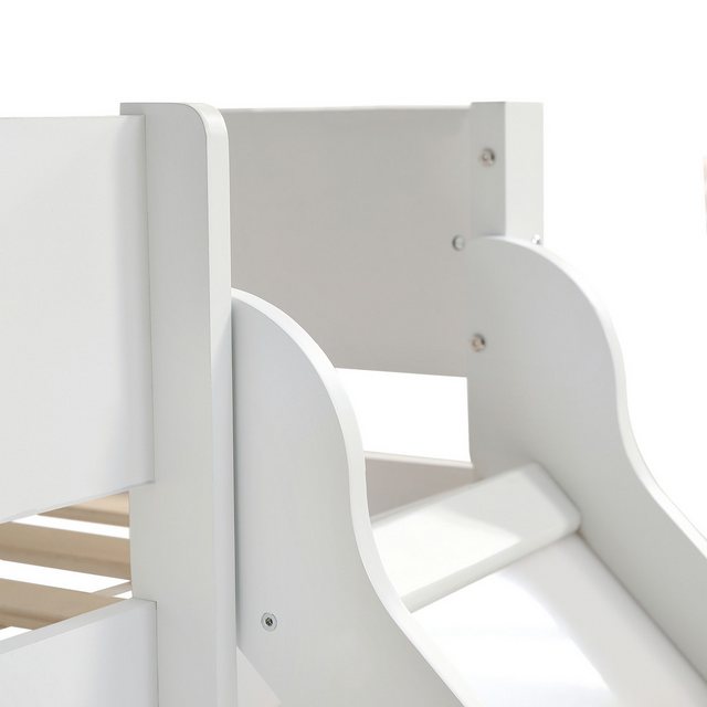 HAUSS SPLOE Kinderbett 90x200cm mit Leiter, Rutsche und Tisch, abnehmbarem günstig online kaufen