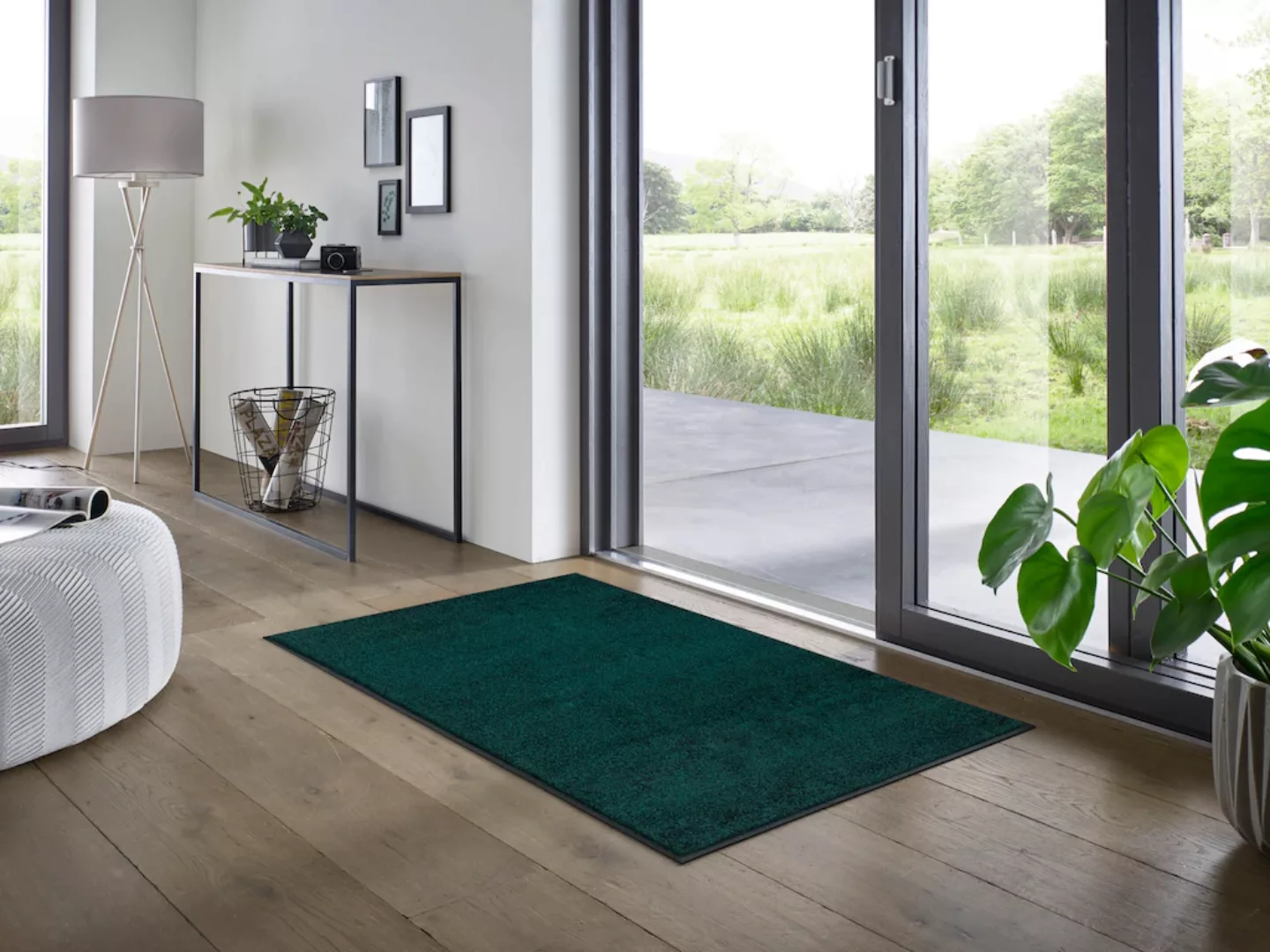 wash+dry by Kleen-Tex Fußmatte »Trend Uni, Schmutzfangmatte, waschbar«, rec günstig online kaufen