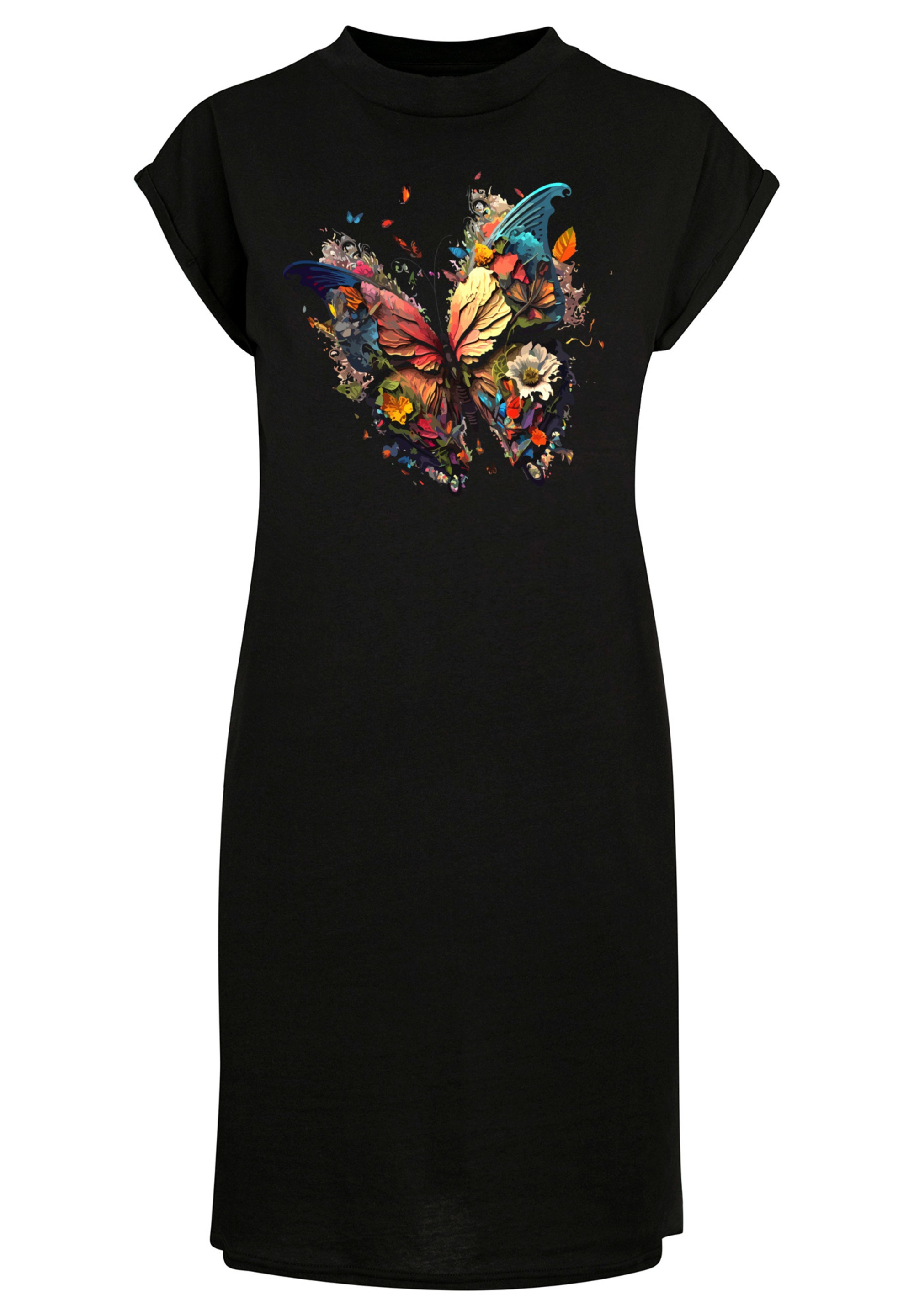 F4NT4STIC Shirtkleid "Schmetterling Bunt", Print günstig online kaufen
