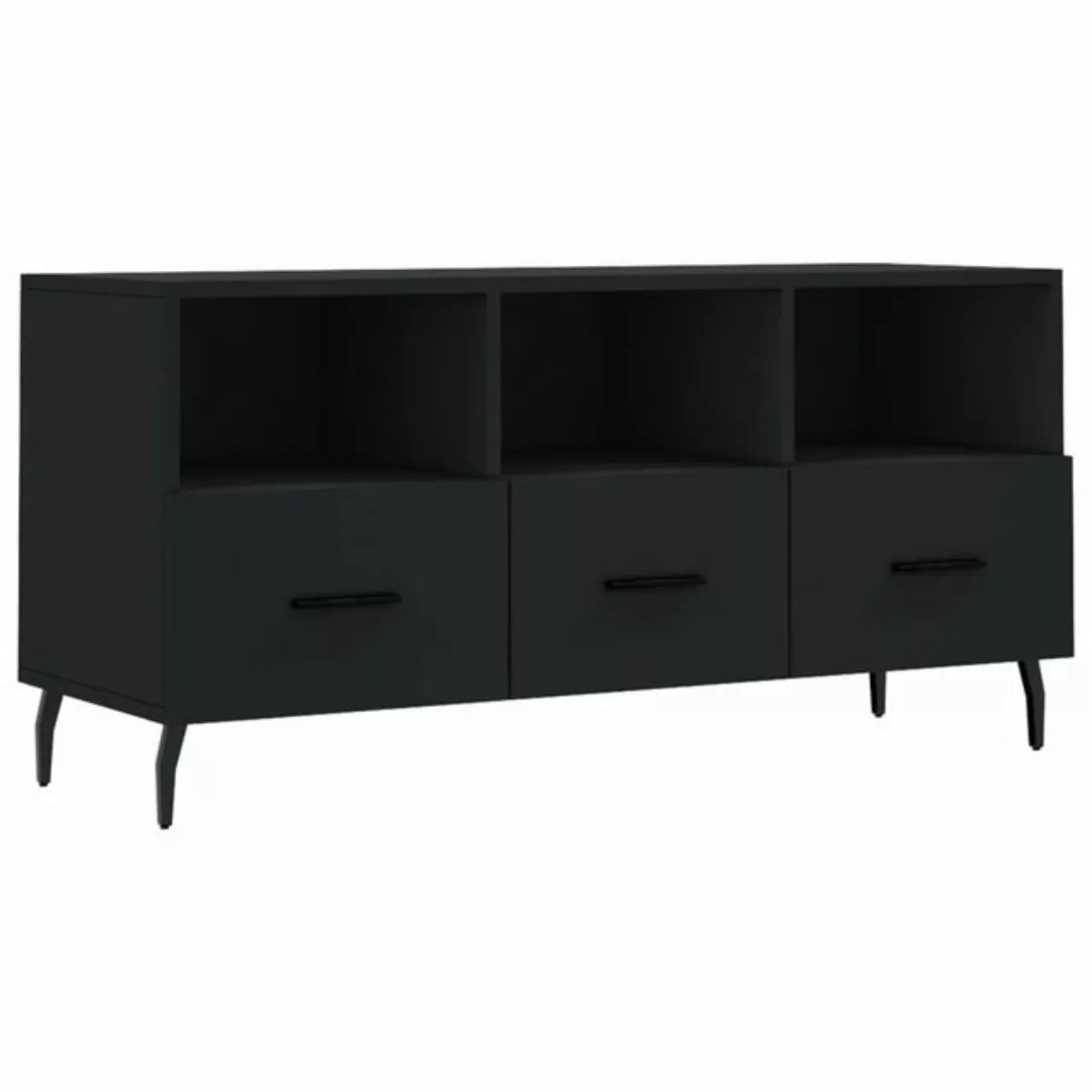 vidaXL TV-Schrank TV-Schrank Schwarz 102x36x50 cm Spanplatte günstig online kaufen