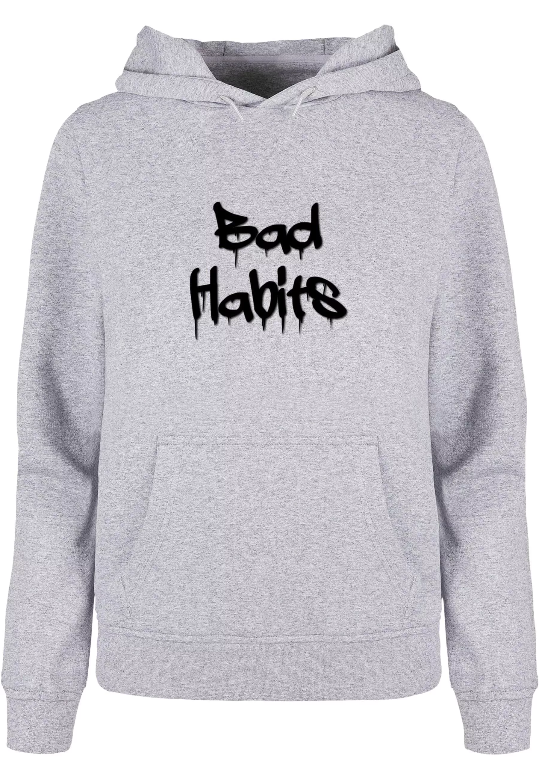 Merchcode Kapuzenpullover "Merchcode Damen Ladies Bad Habits Basic Hoody" günstig online kaufen