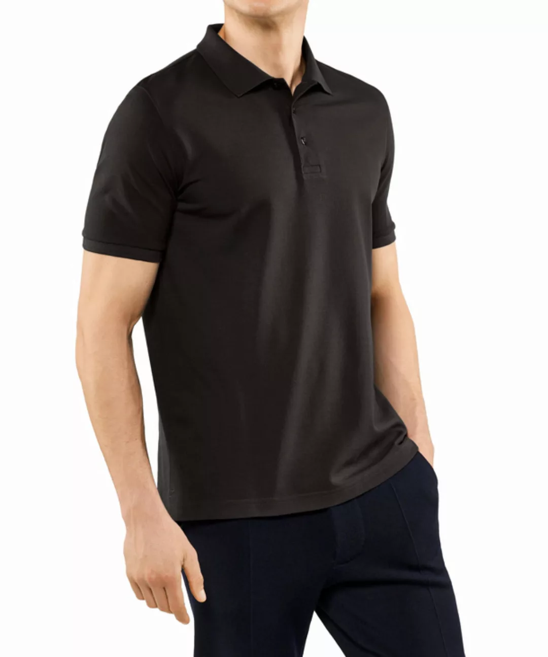FALKE Polo Shirt Polo, Herren, M, Braun, Struktur, Baumwolle, 62101-593003 günstig online kaufen