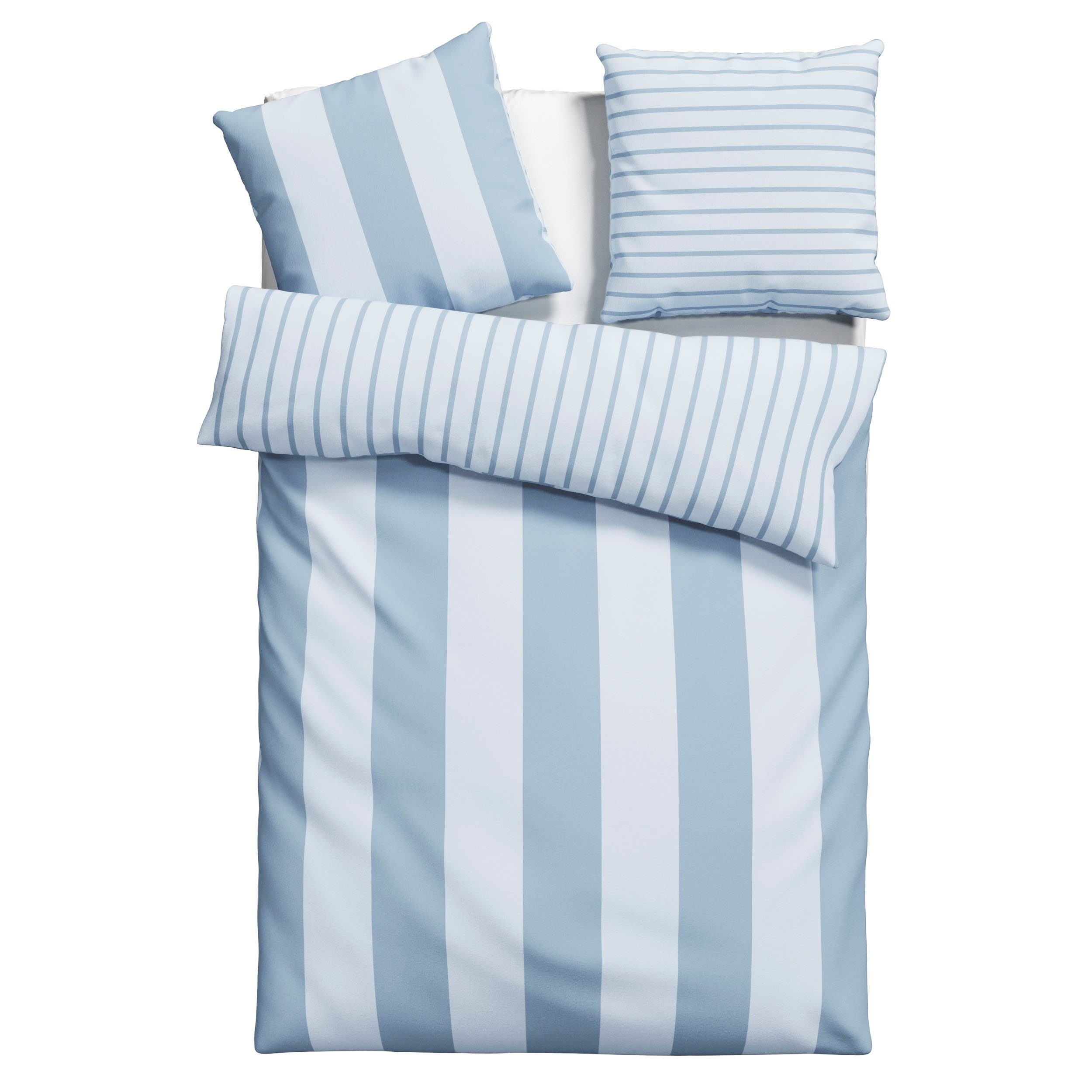 Home affaire Bettwäsche Sari, Seersucker, 2 günstig online kaufen