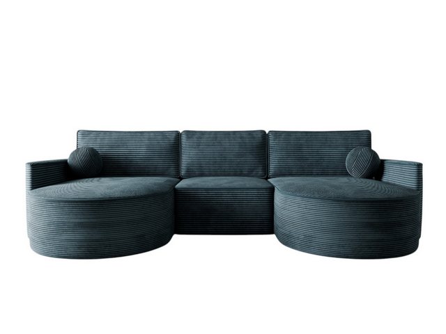 Compleo Ecksofa U Form MORENO, Couch U form, Designer Ecksofa, Breite: 310 günstig online kaufen