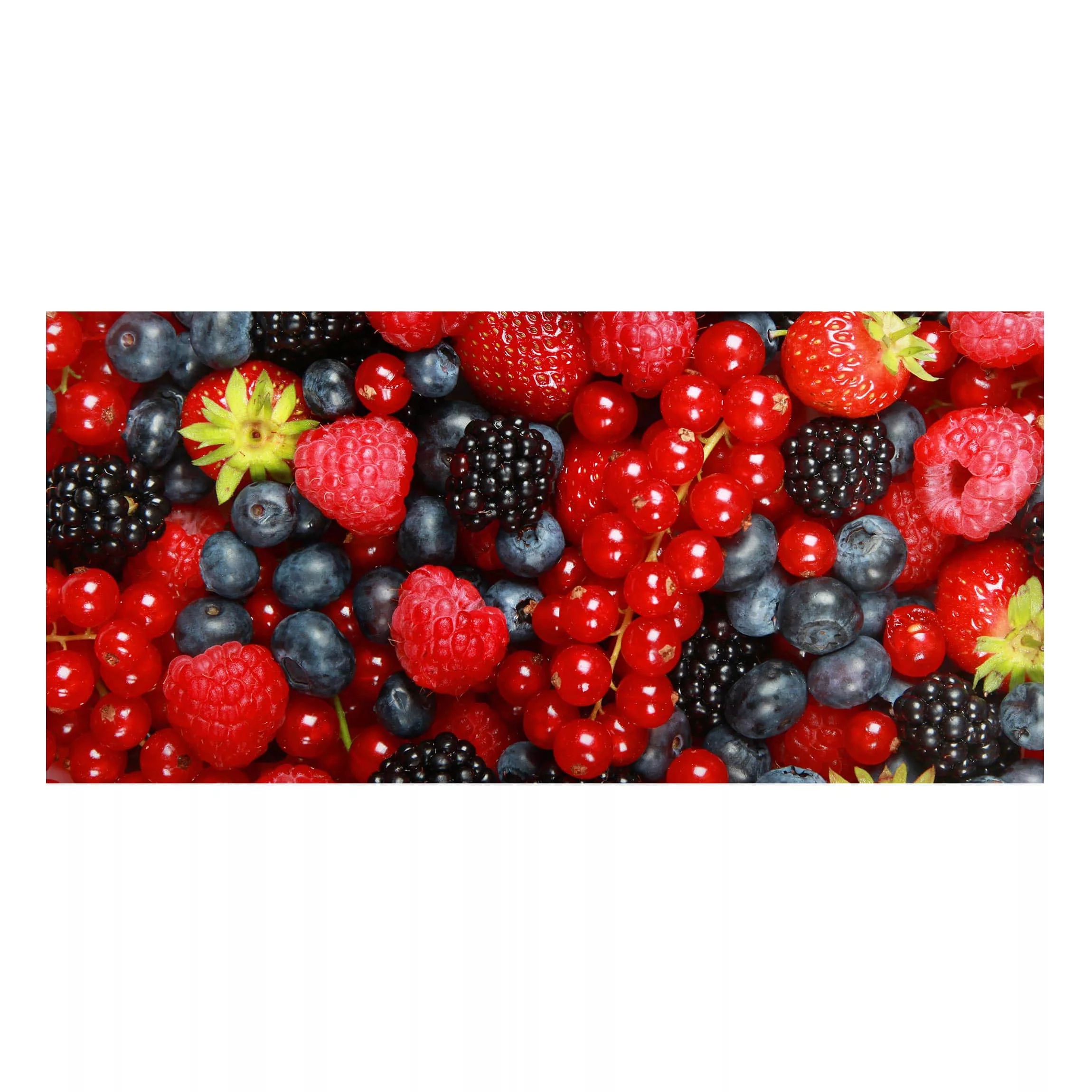 Magnettafel Küche - Querformat 2:1 Fruchtige Waldbeeren günstig online kaufen