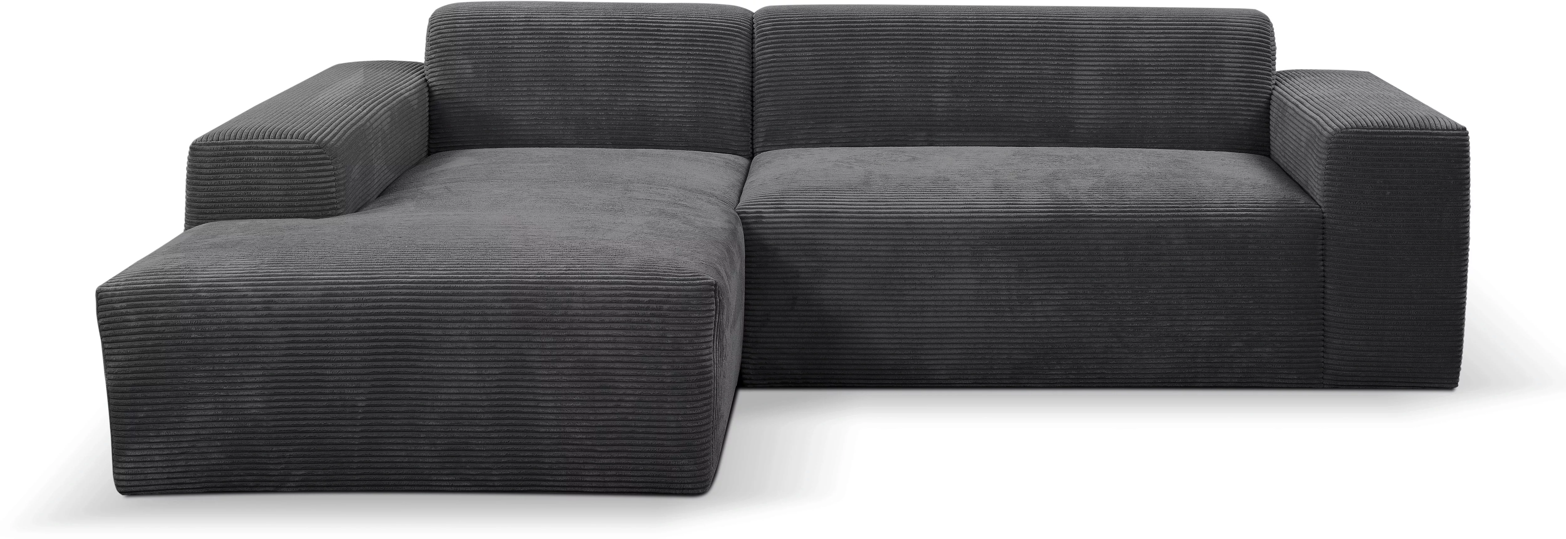 WERK2 Ecksofa Zeus-L, Curvy Trend Ecksofa mit urbaner Optik günstig online kaufen