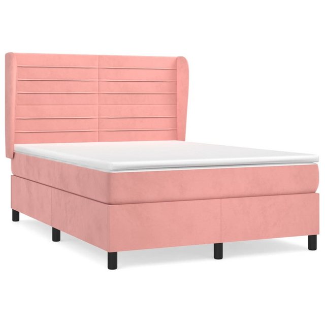 vidaXL Boxspringbett Bett Boxspringbett mit Matratze & Topper Samt versch. günstig online kaufen