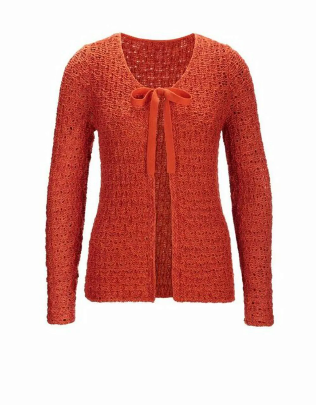 creation L Strickjacke CRéATION L Damen Strickjacke, orange günstig online kaufen