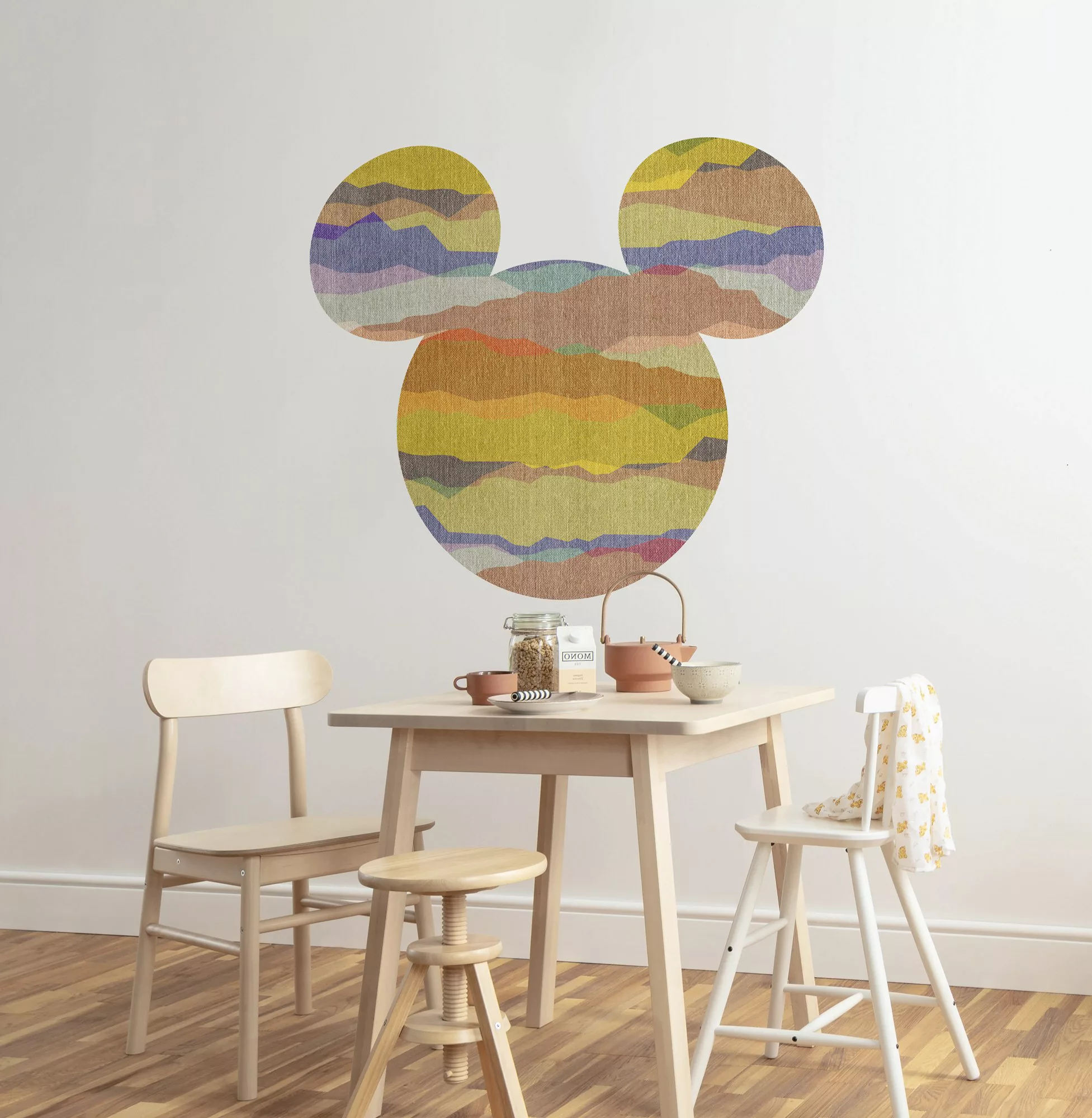 Disney Wandtattoo Mickey Mouse Multicolor 127 x 127 cm 612715 günstig online kaufen