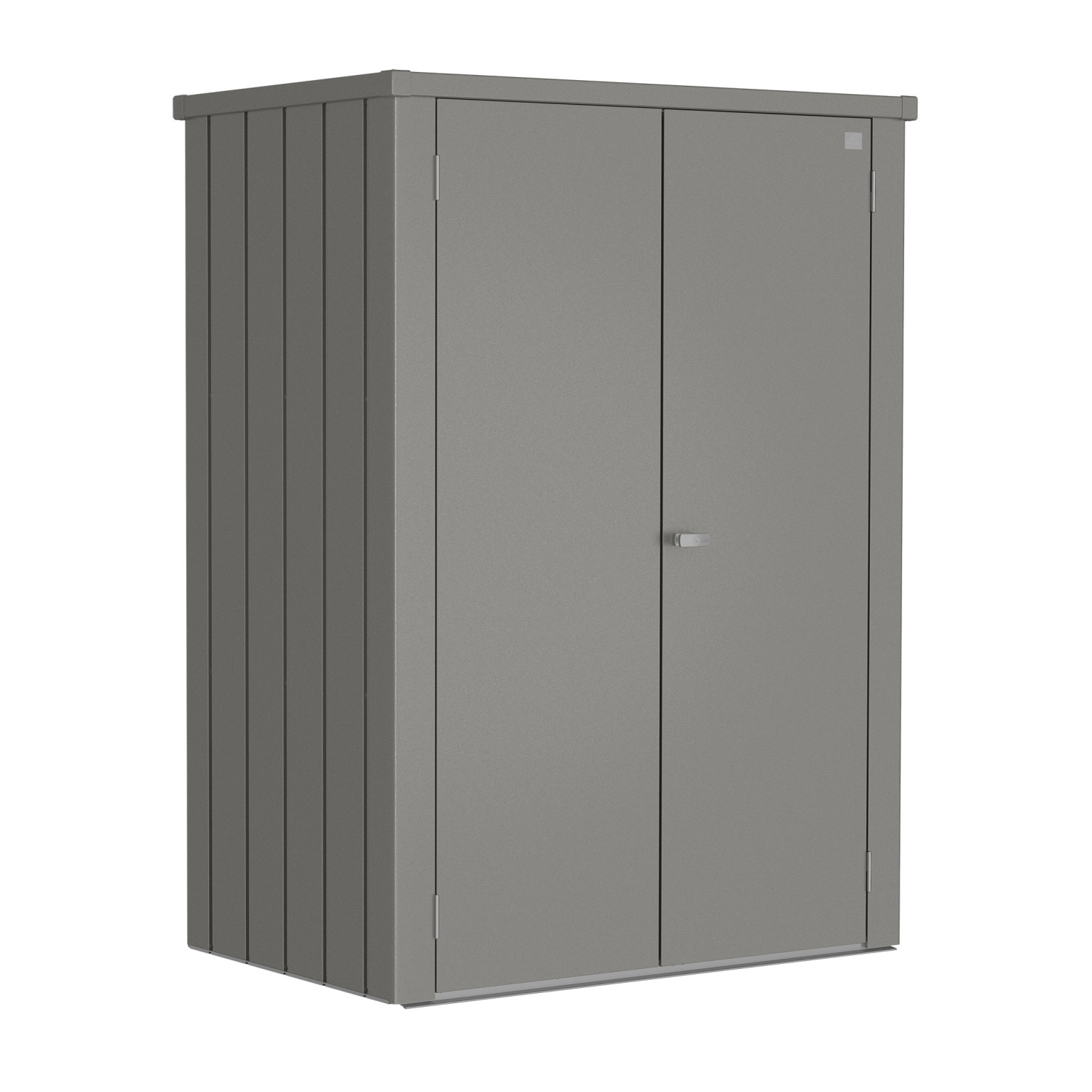 Biohort Terrassenschrank Romeo 181 cm x 132 cm x 87 cm Quarzgrau-Metallic günstig online kaufen