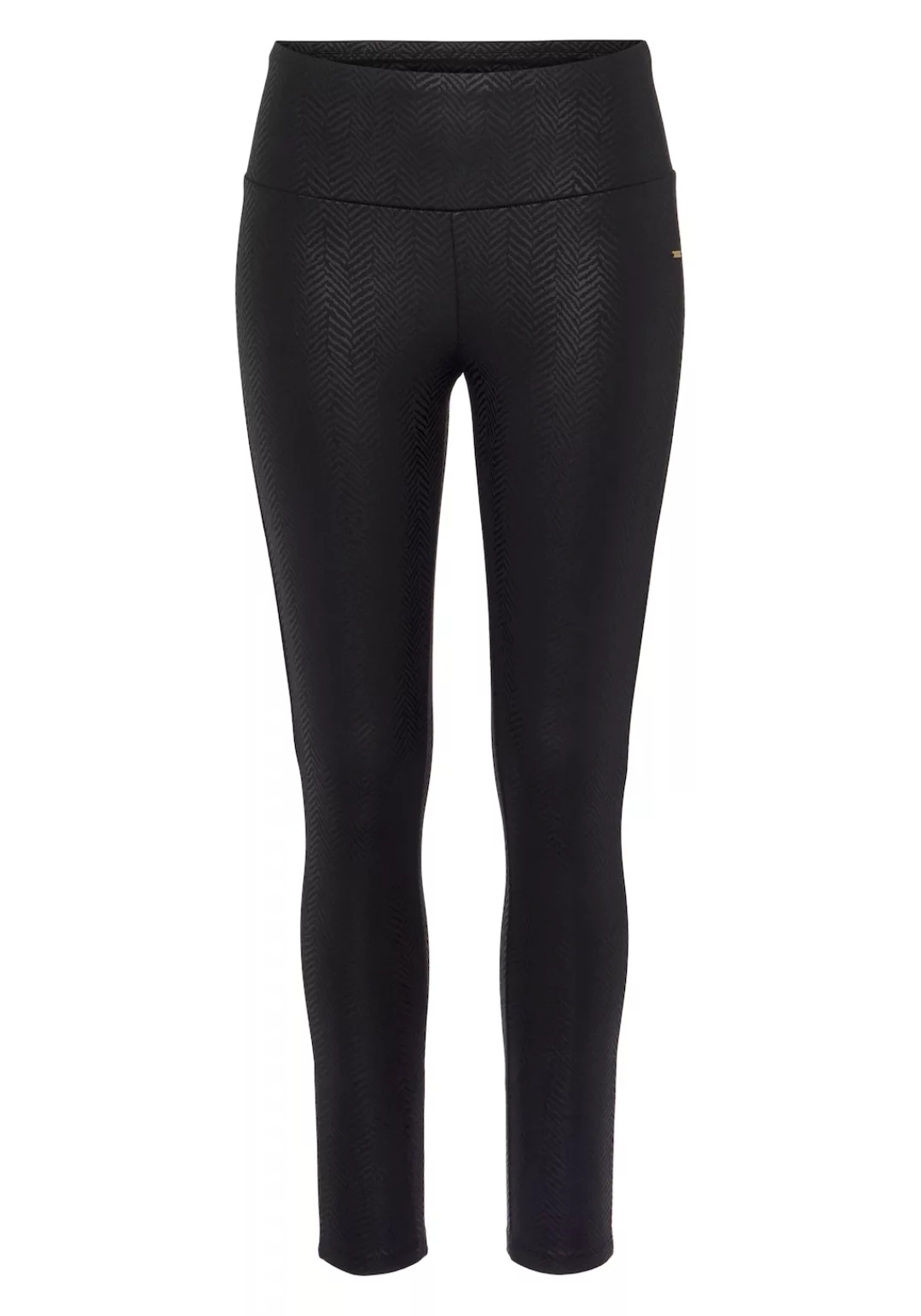 LASCANA Leggings mit schimmerndem Alloverdruck günstig online kaufen