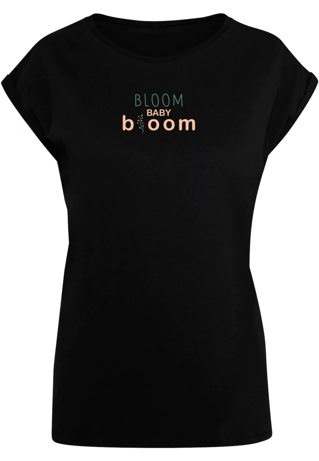 Merchcode T-Shirt "Merchcode Damen Ladies Spring - Bloom baby T-Shirt" günstig online kaufen