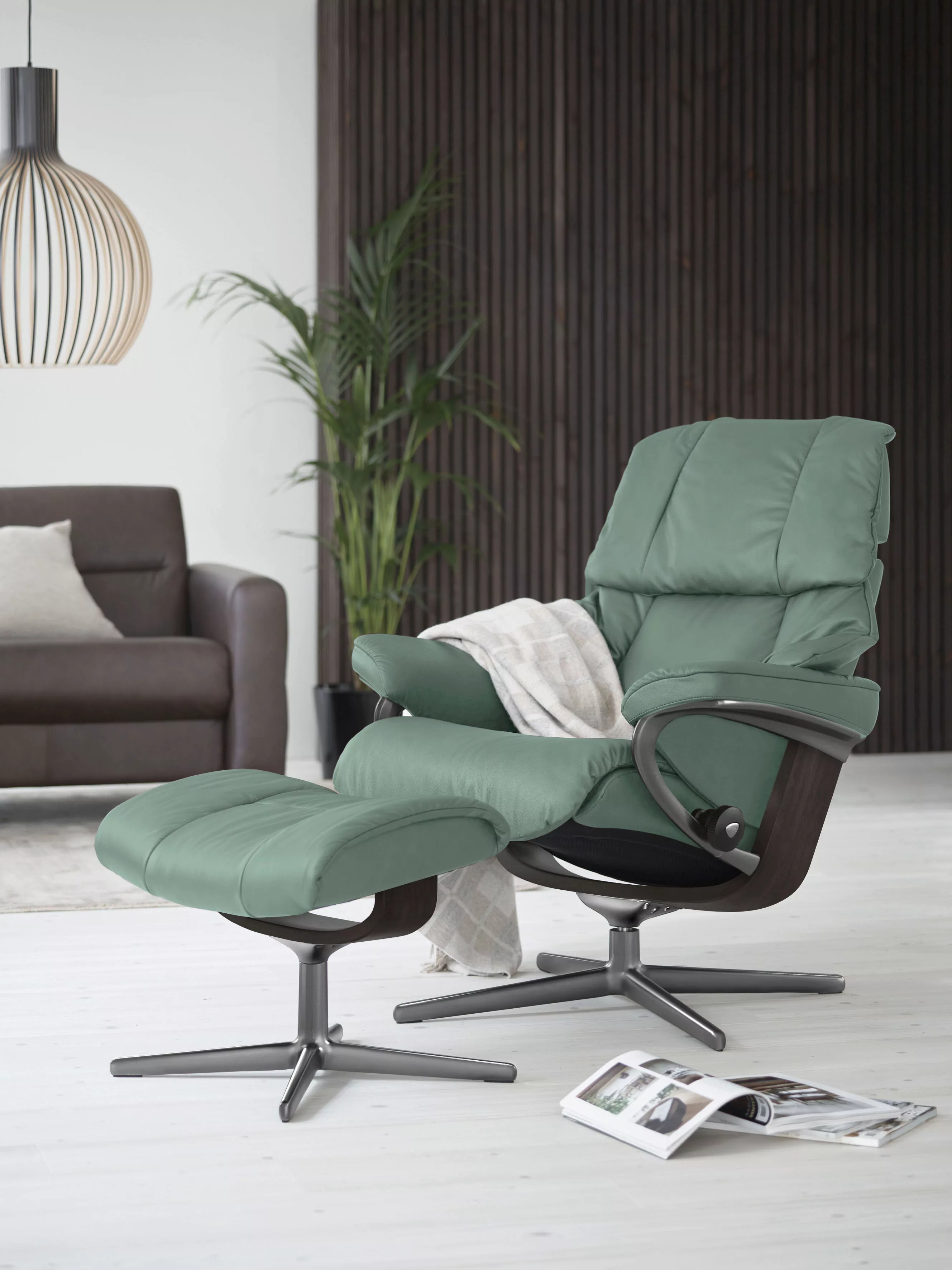 Stressless Fußhocker "Reno", mit Cross Base, Größe S, M & L, Holzakzent Wen günstig online kaufen