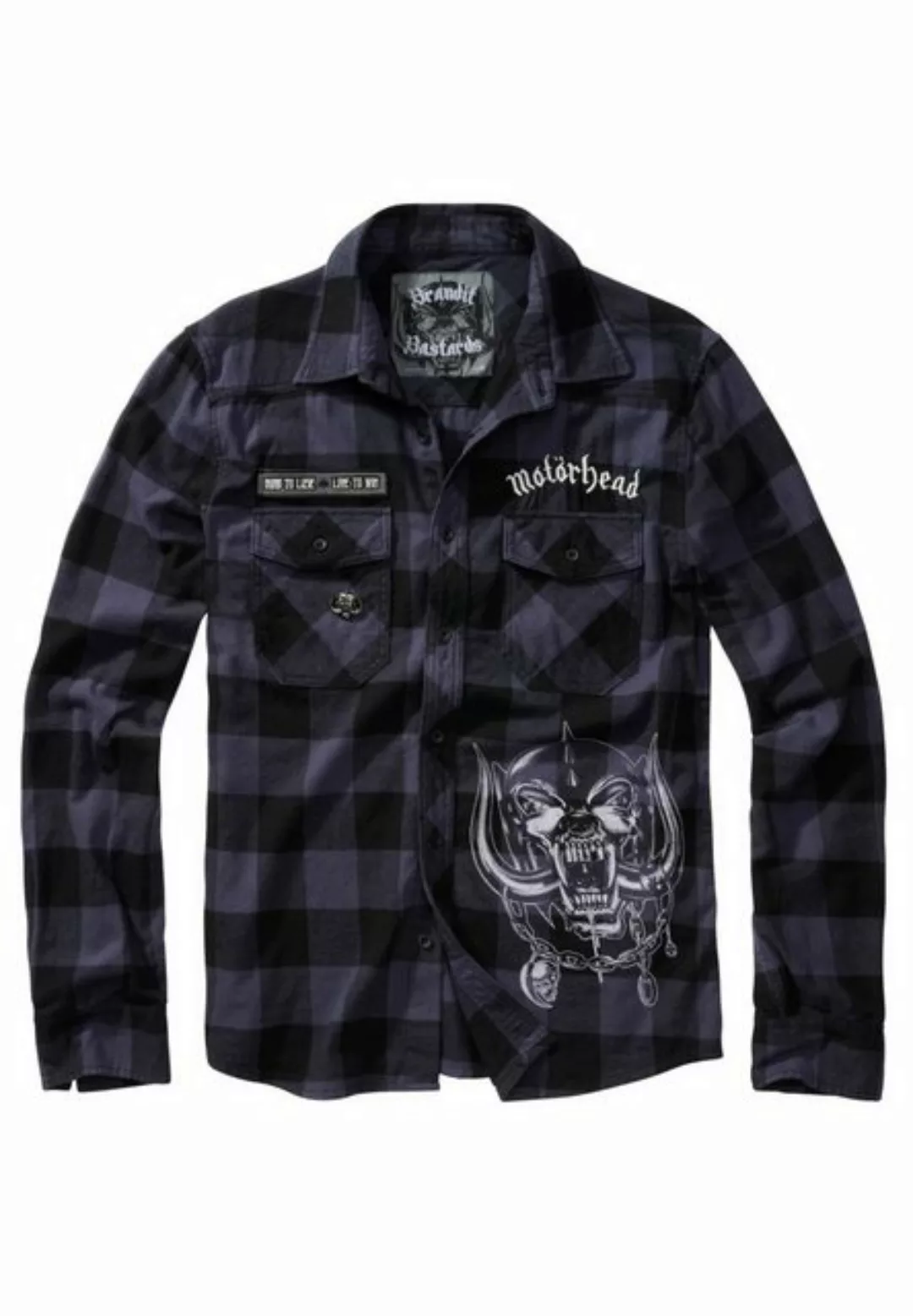 Brandit Langarmhemd Motörhead Vintage Shirt Long Sleeve günstig online kaufen