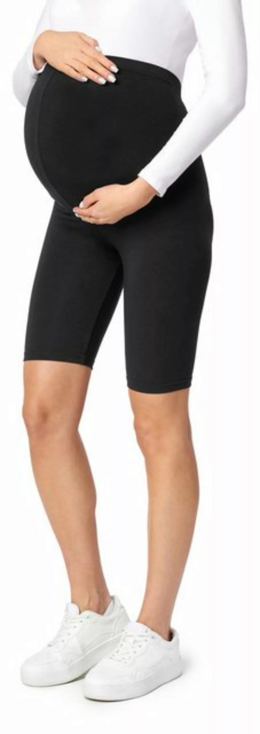 Be Mammy Umstandsleggings Damen Kurze Leggings BE-04 (1-tlg) aus Viskose günstig online kaufen