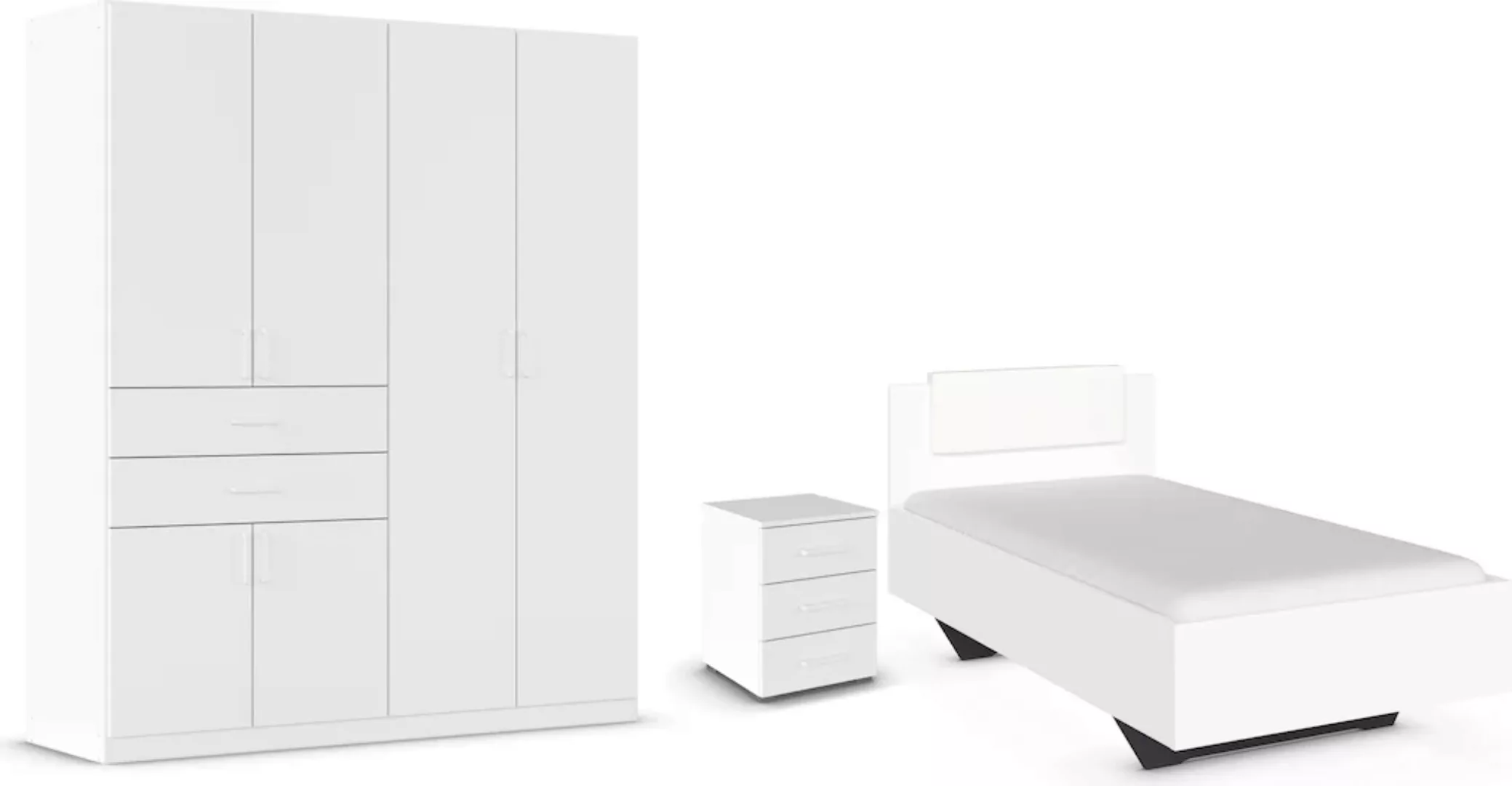 rauch Schlafzimmer-Set "Maika", (Set, 3 St.), Schrank in 3 Breiten und 2 Hö günstig online kaufen