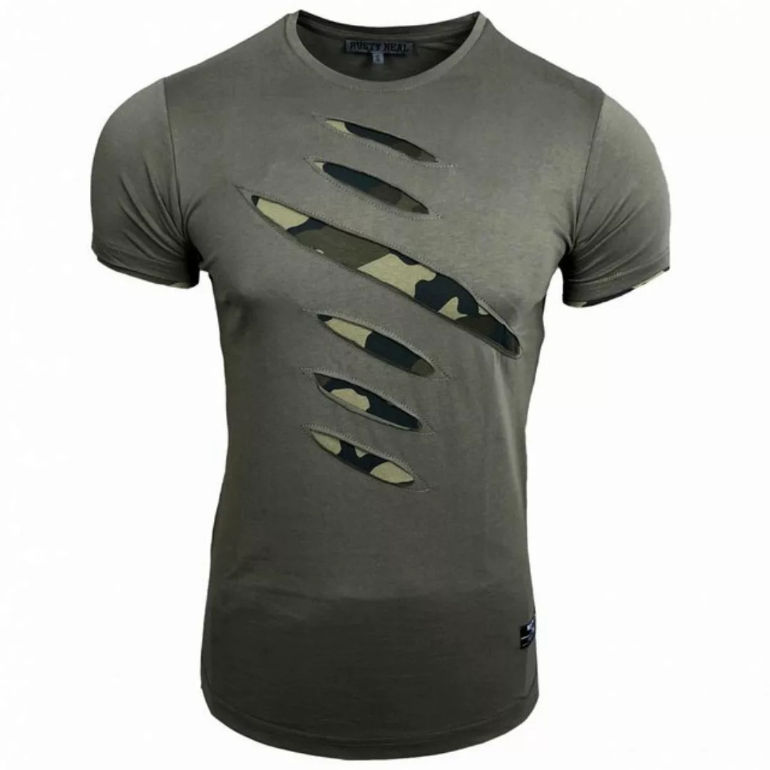 Rusty Neal T-Shirt mit coolen Cutouts günstig online kaufen