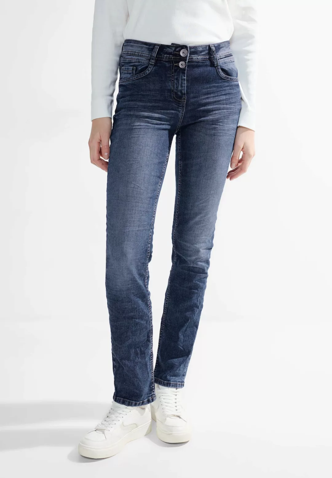 Cecil Slim-fit-Jeans, High Waist günstig online kaufen