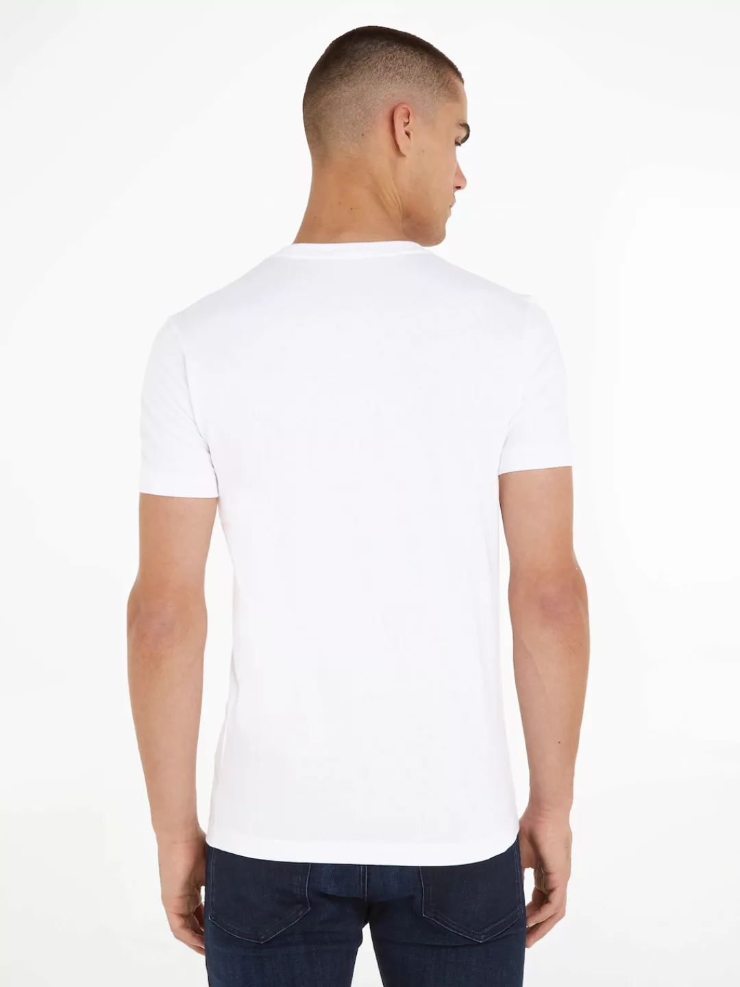 Calvin Klein Jeans T-Shirt CK ESSENTIAL SLIM TEE mit Logo-Stickerei günstig online kaufen