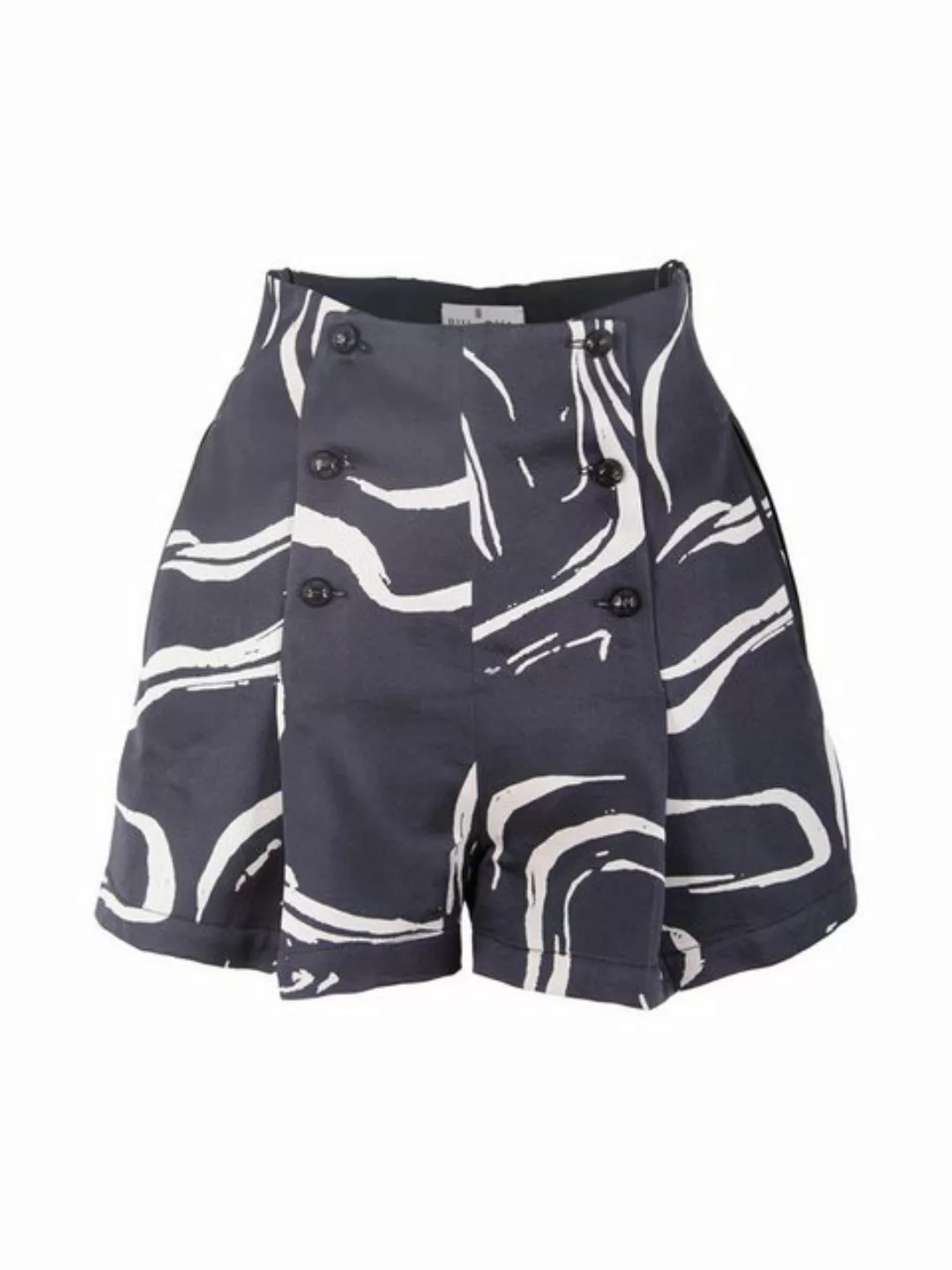 RUA & RUA Shorts Abstrakt-Print Hoch Taillierte Kurze Hose mit weitem Bein günstig online kaufen