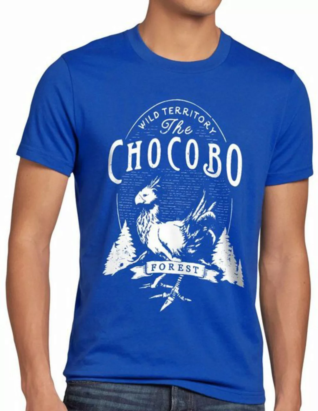 style3 Print-Shirt Herren T-Shirt Wild Chocobo final VII Rollenspiel günstig online kaufen