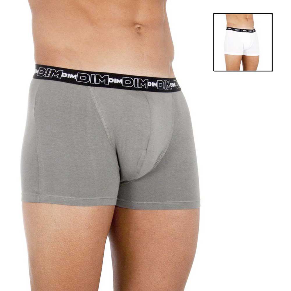 Dim Paris D6596 Man Boxer 2 Einheiten M Anthracite / White günstig online kaufen