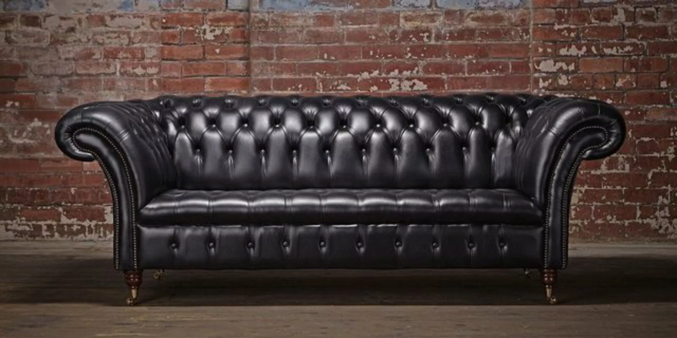 JVmoebel 3-Sitzer Chesterfield Polster Sofa Couch Designer Garnitur Klassis günstig online kaufen