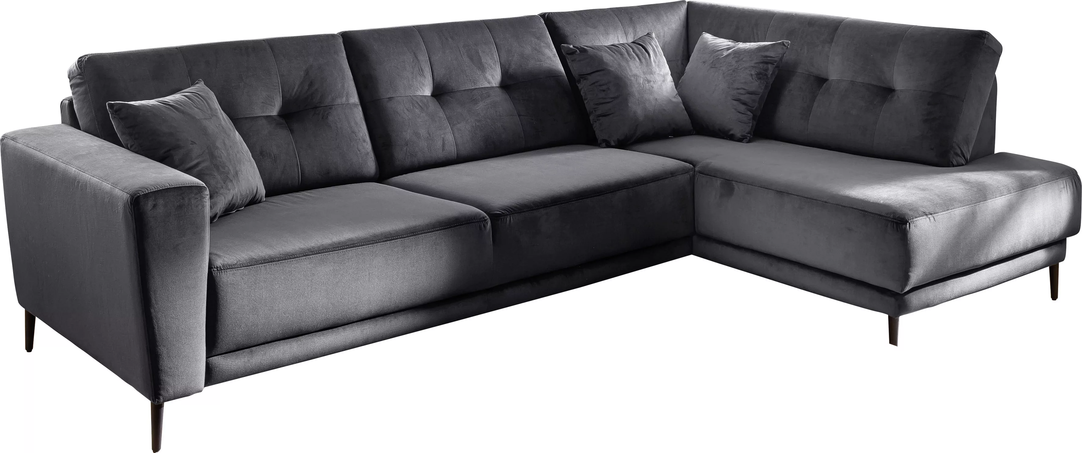 Trends by HG Polsterecke »Barcelona L-Form«, mit Metallfuss, frei im Raum s günstig online kaufen