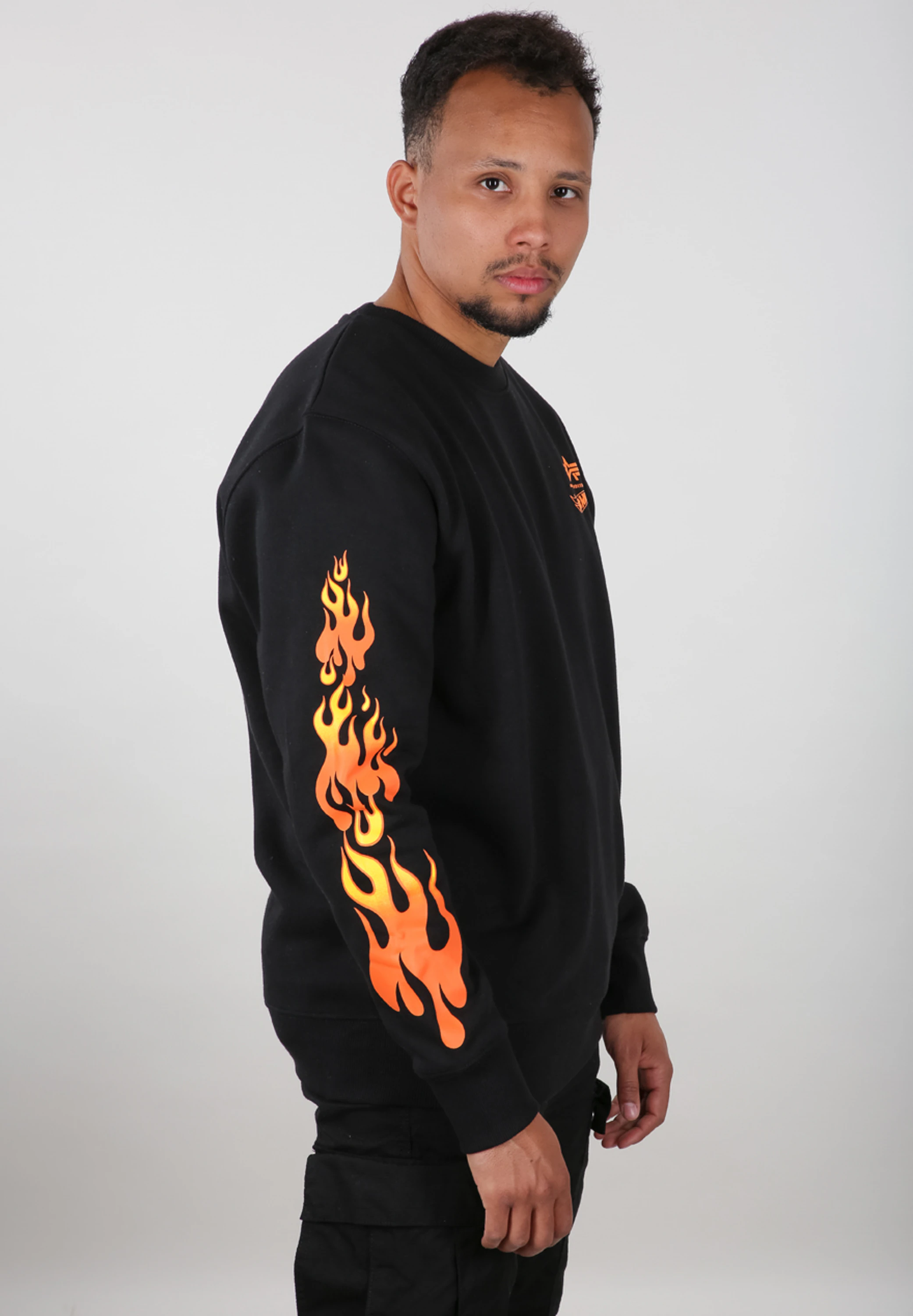 Alpha Industries Sweater "ALPHA INDUSTRIES Men - Sweatshirts Flame Sweater" günstig online kaufen